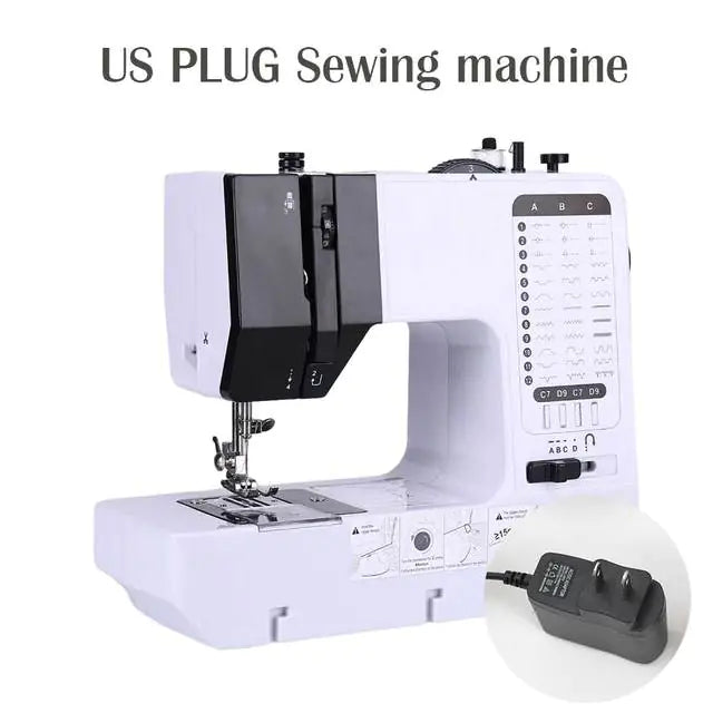 Versatile sewing machine with easy threading and dual speed control