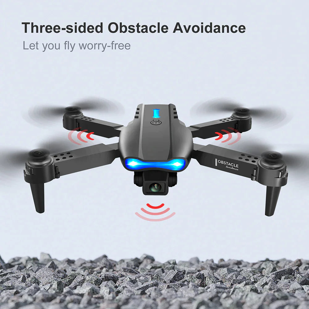 Drone X Pro with GPS and Dual 4K Cameras for Smooth and Stable Flying 