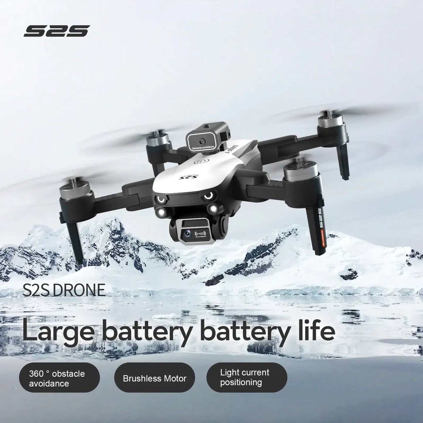 Portable 4K HD camera drone, ideal for stunning photos and videos from above