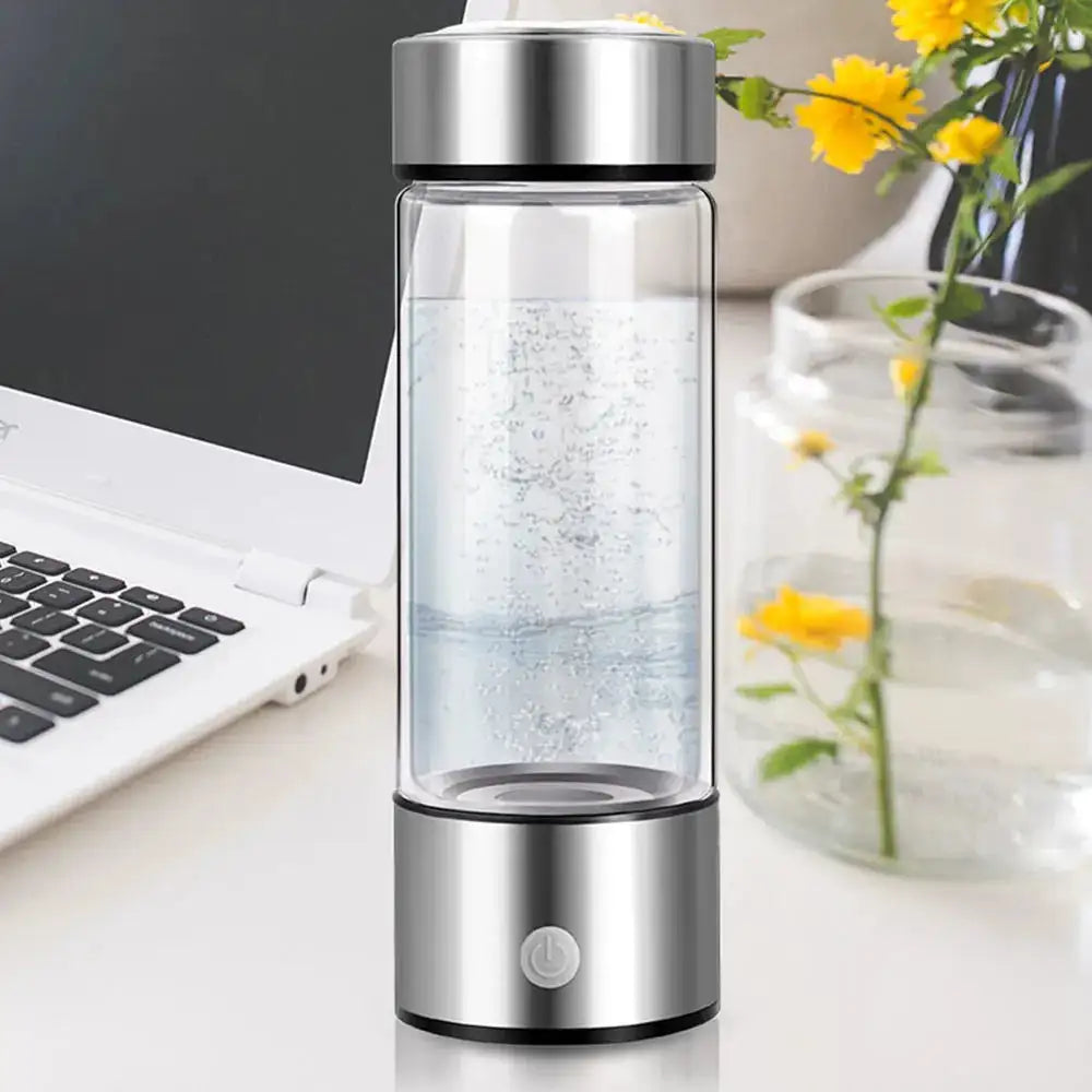 compact and rechargeable hydrogen alkaline water maker, supporting daily detox and energy boost