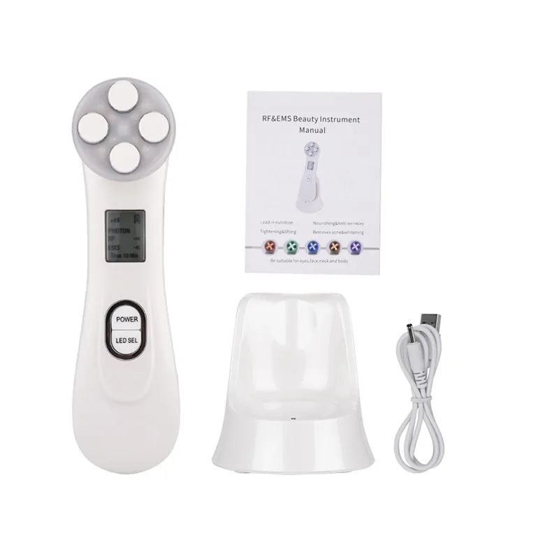 Professional 5-in-1 skin rejuvenation beauty device