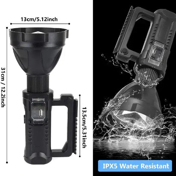 Lightweight, high-power flashlight, convenient for travel, outdoor, and emergency use