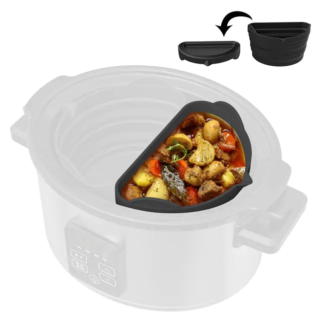 Slow Cooker with Crock Pockets - Perfect for Cooking Stews, Soups, and More