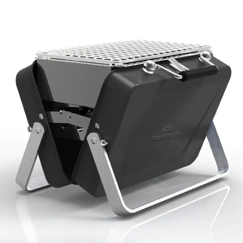 Compact Portable Camping BBQ perfect for grilling on outdoor adventures