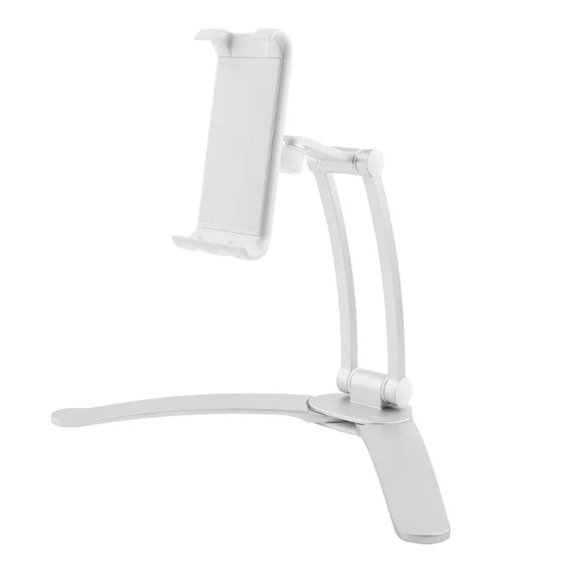 Sleek and modern gadget stand with wall mount for seamless device display