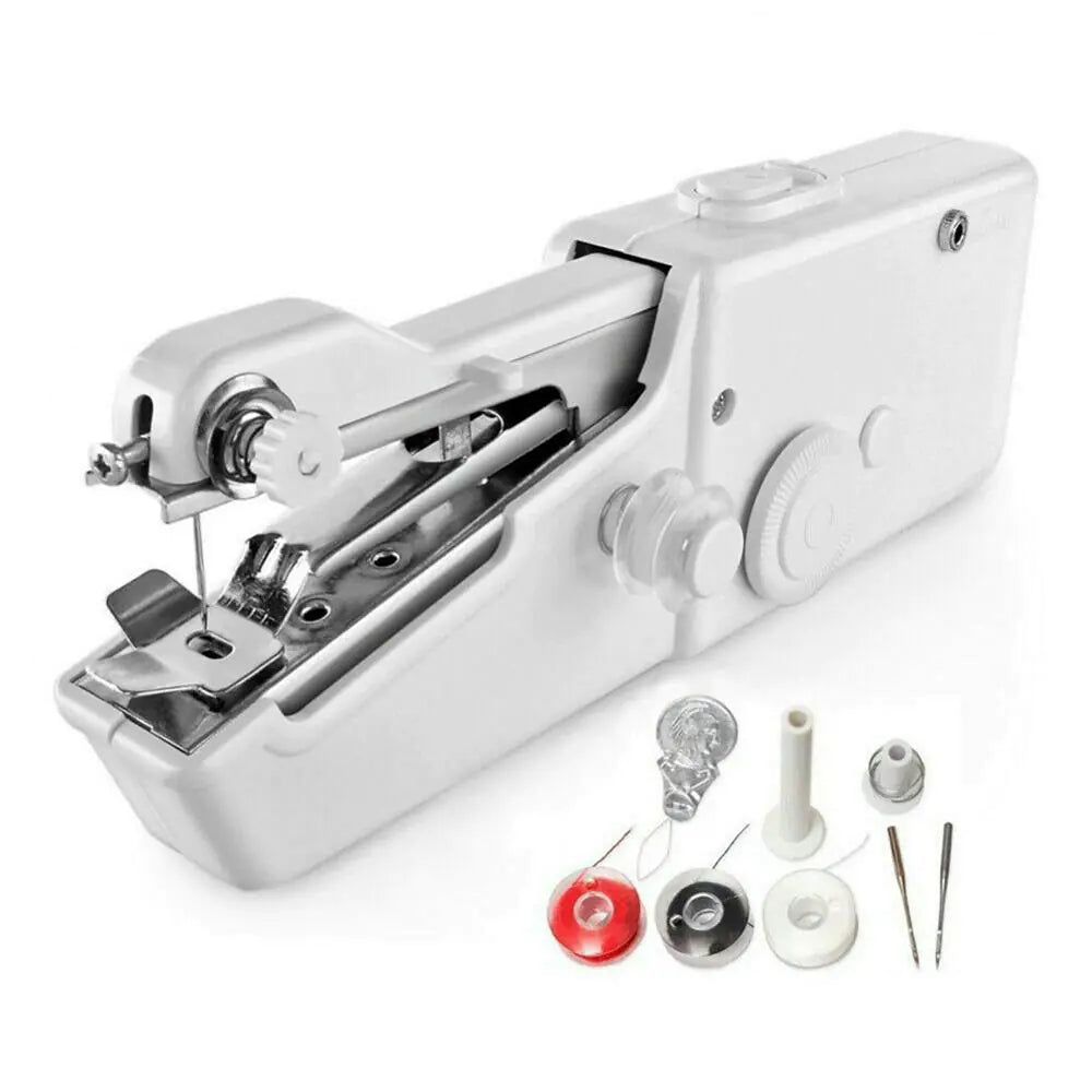 Compact and powerful electric portable sewing machine for quick stitching