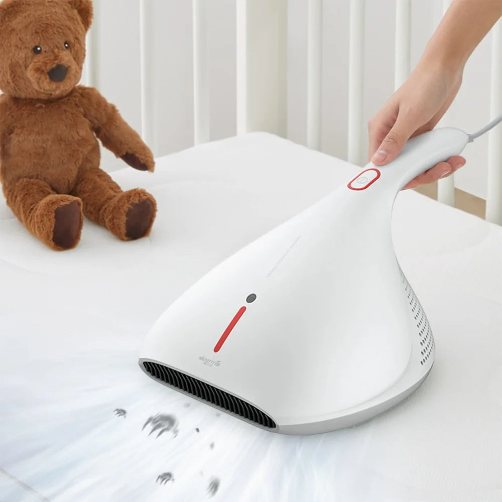 Efficient Handheld Vacuum Cleaner or Mites, Dust, and Allergens in Household Surfaces