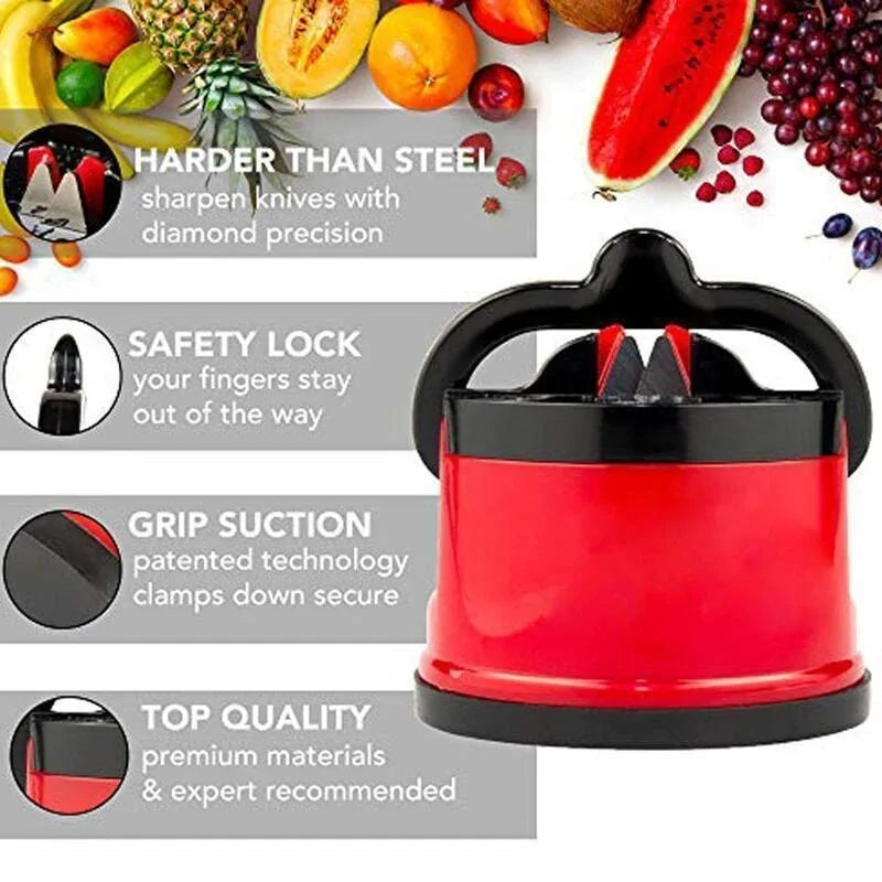 Durable kitchen knife sharpener, keeping blades sharp for precise slicing and chopping