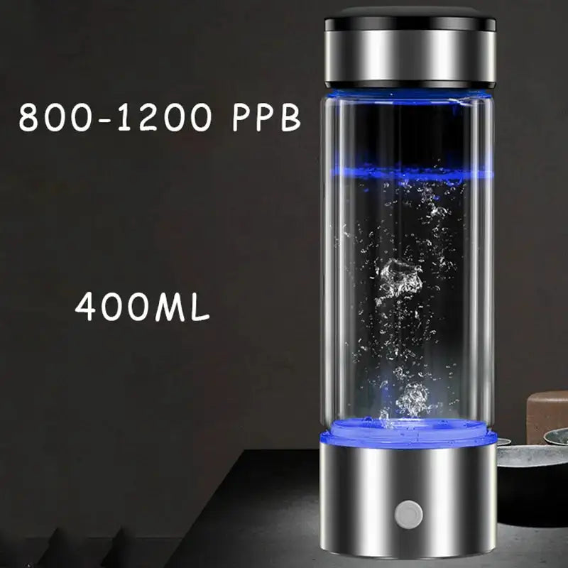 User-friendly alkaline water generator, delivering pure hydrogen infused water for health benefits