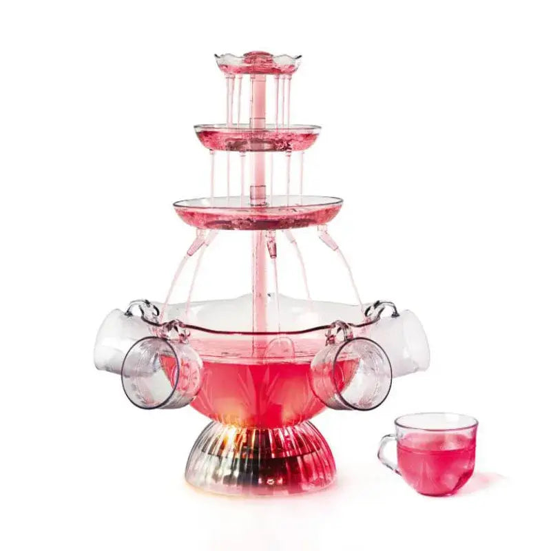 Premium drink fountain machine with waterfall effect for luxury entertaining