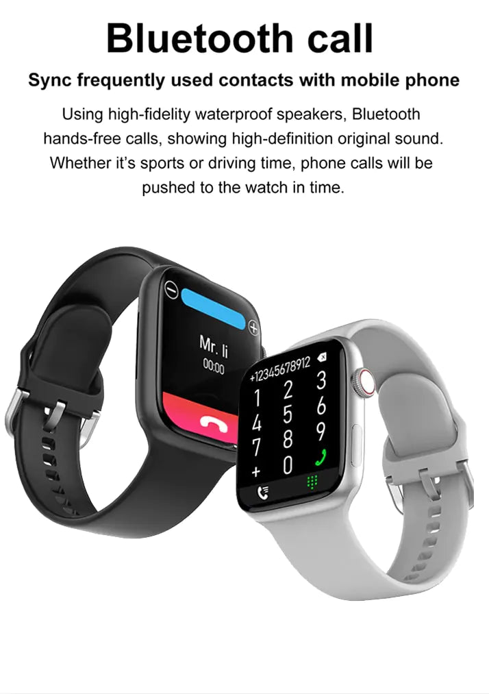 Smart Apple Watch Series with heart rate monitoring and ECG capability