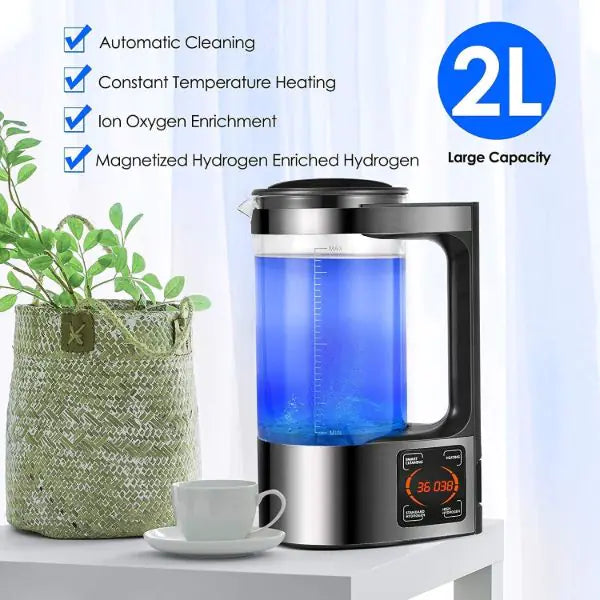 Efficient water ionizer for producing antioxidant-rich hydrogen water