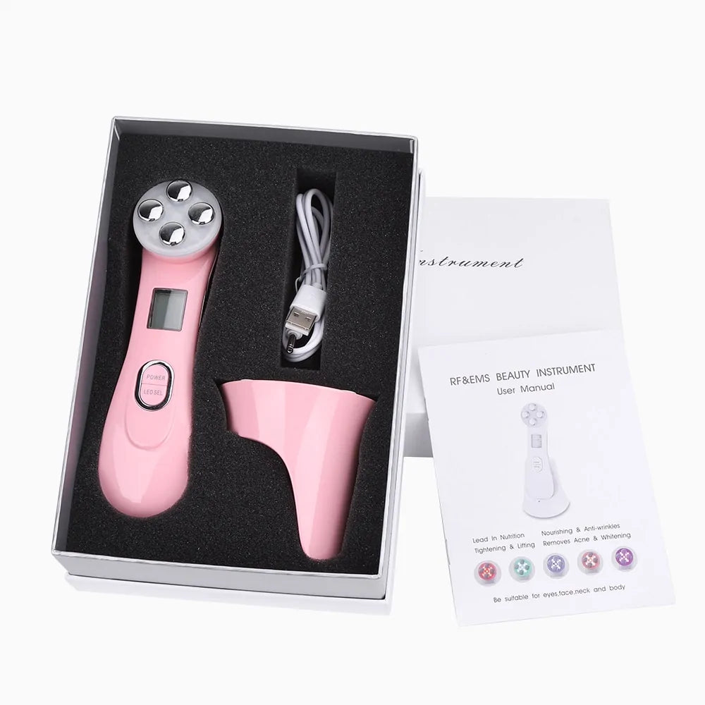 LED light skin care tool for anti-aging treatment