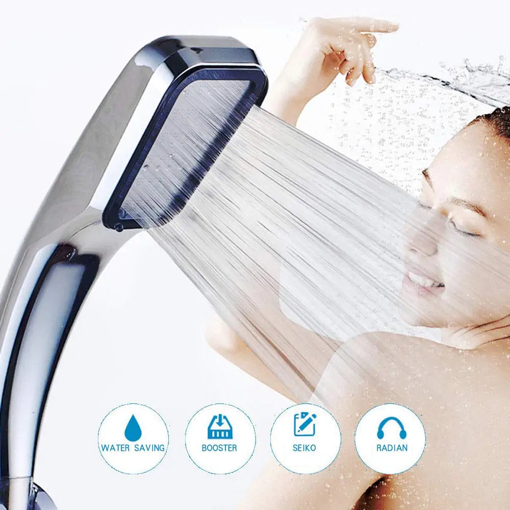 water-saving 300 holes shower head with fine mist spray