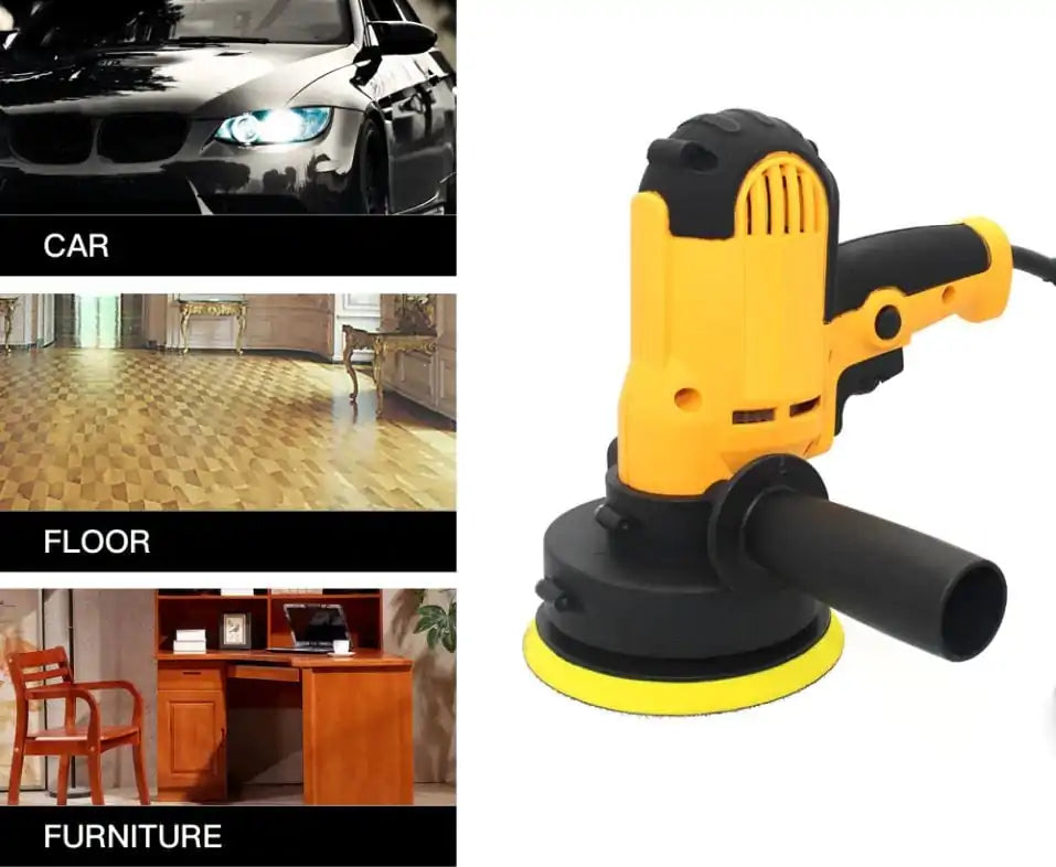 Multi-purpose electric car polisher machine for professional detailing