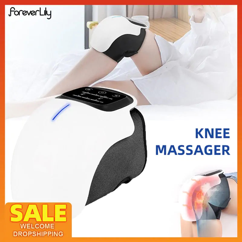 Smart knee massager for dee relaxation and pain relief