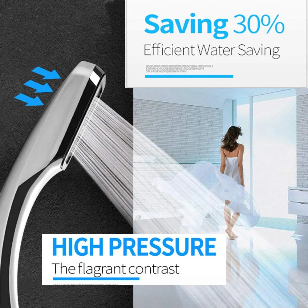 Durable 300 holes shower head for luxurious and eco-friendly showers