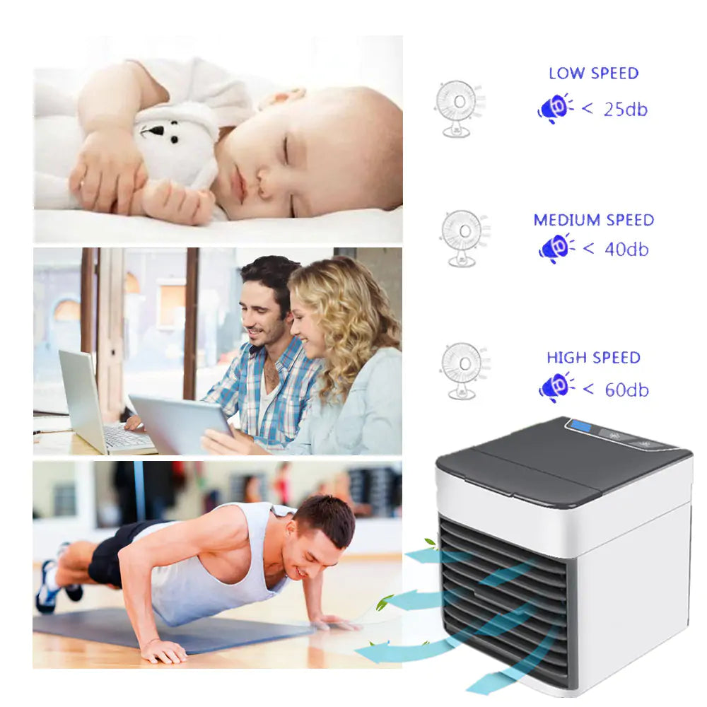 Easy-to-use portable air conditioning - cools rooms quickly