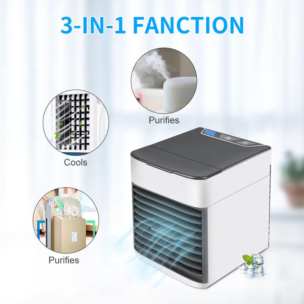 Quite portable air conditioner ideal for bedrooms, offices, and living rooms