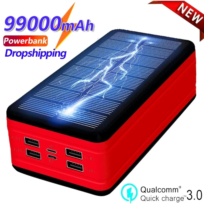 Portable solar power bank for reliable charging anywhere under the sun