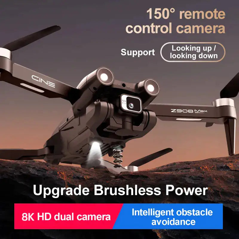 Powerful brushless motor drone with 8K camera, providing smooth and high-quality visuals