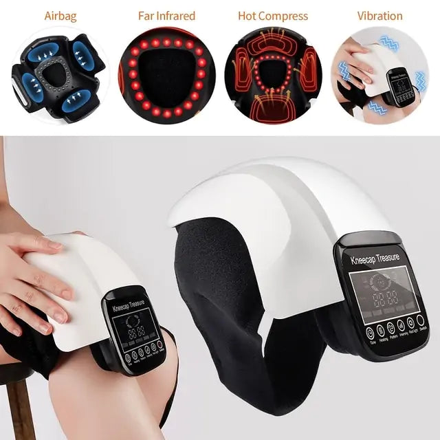 Innovative smart knee massager for improved mobility and comfort