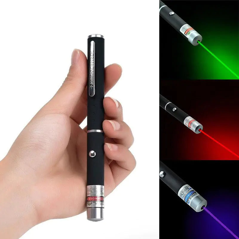 High-power laser pointer, perfect for presentations, outdoor activities, and stargazing