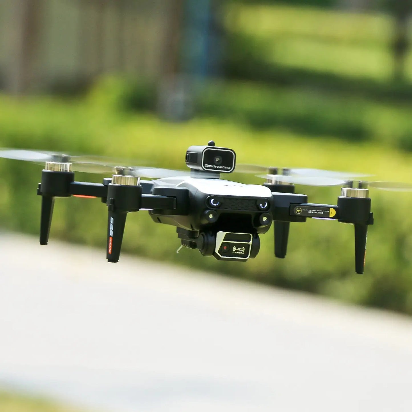 Mini drone with advanced 4K camera, capturing sharp, cinematic-quality images