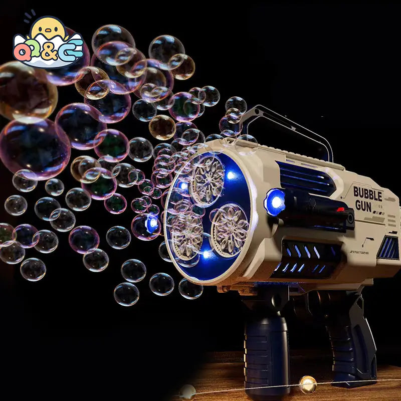 High-performance bubble machine for fun and endless bubble play