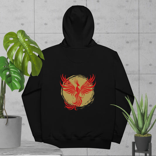 Premium eco Front and Back print Phoenix hoodie