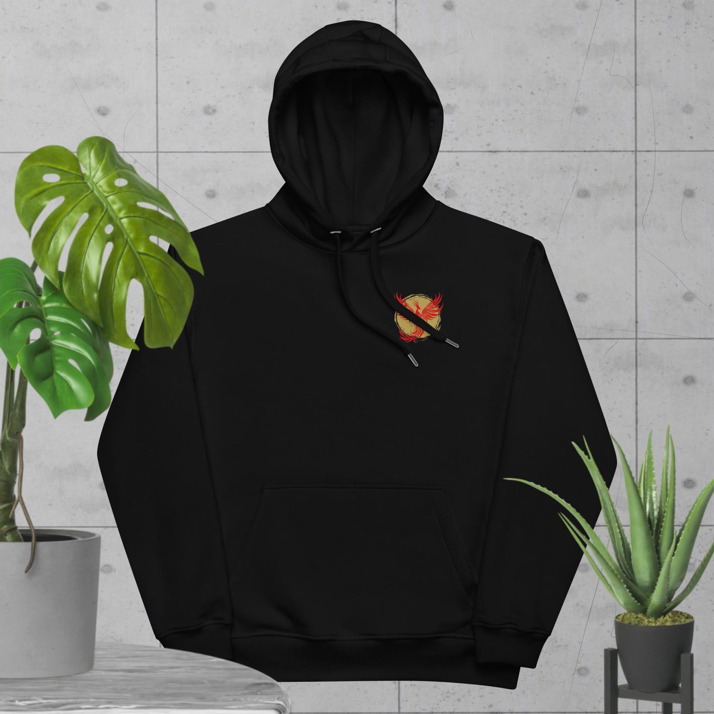 Premium eco Front and Back print Phoenix hoodie