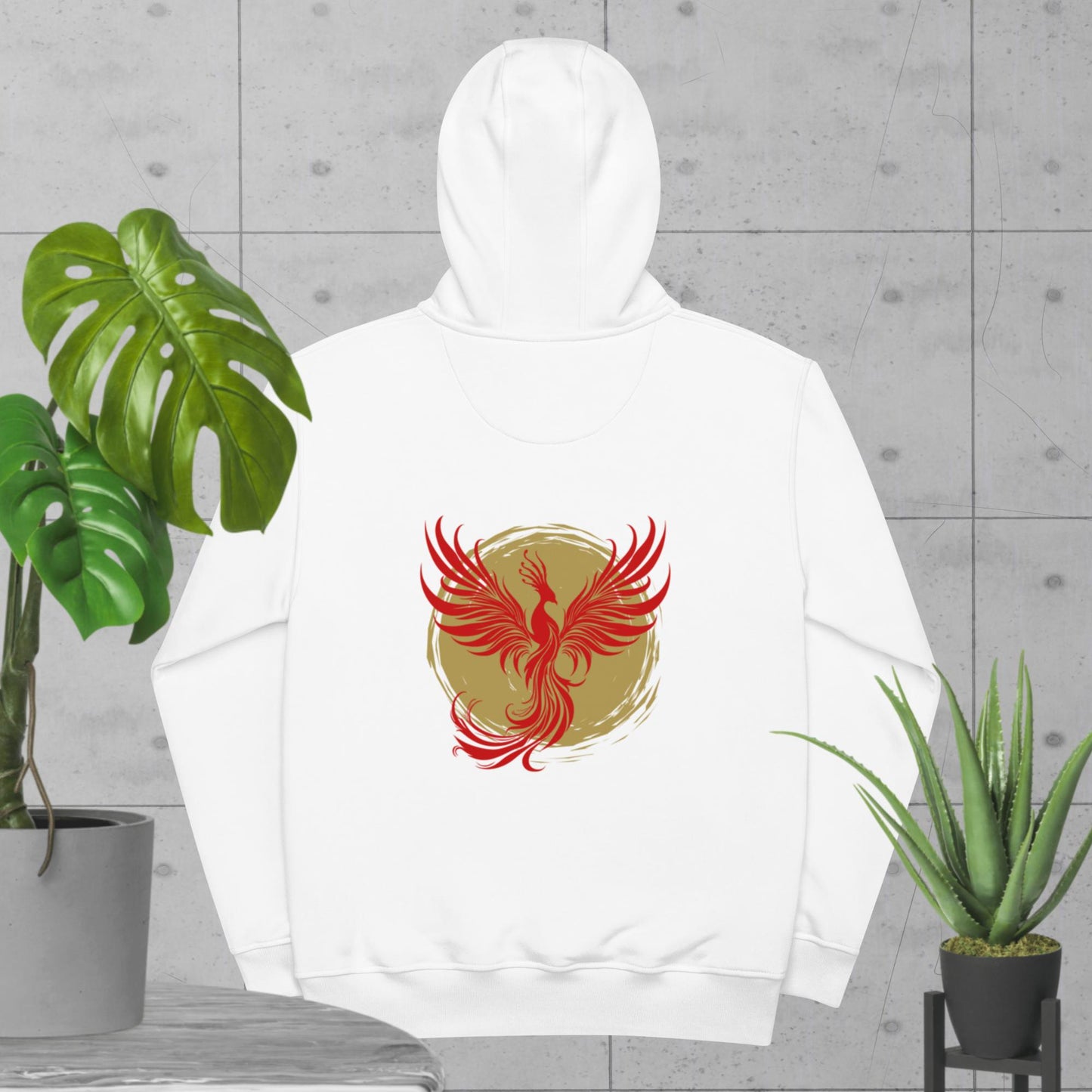 Premium eco Front and Back print Phoenix hoodie