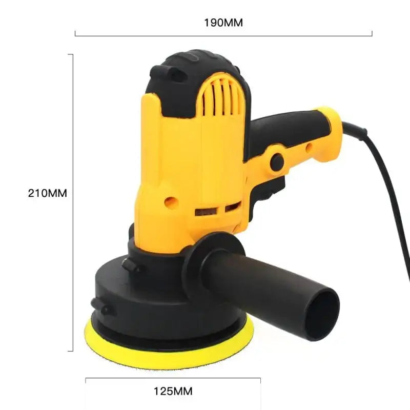 Lightweight electric car polisher for easy handling and smooth results