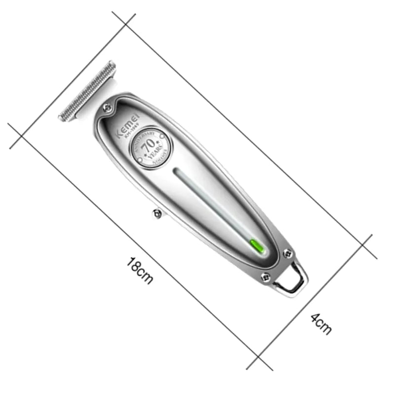 Durable electric barber clipper with sharp blades for precision trimming