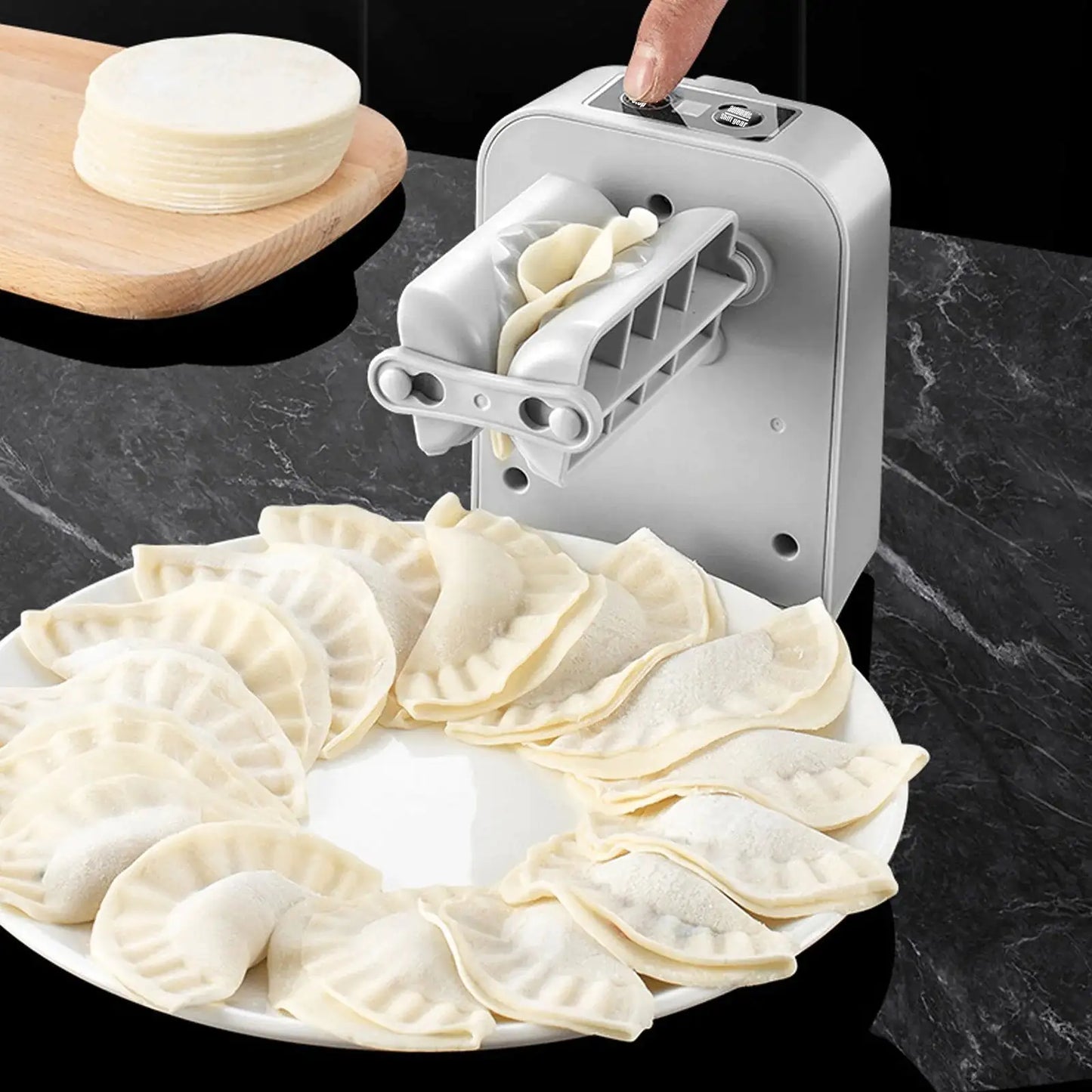 Stainless steel fully automatic dumpling machine, durable and easy  to clean for daily use