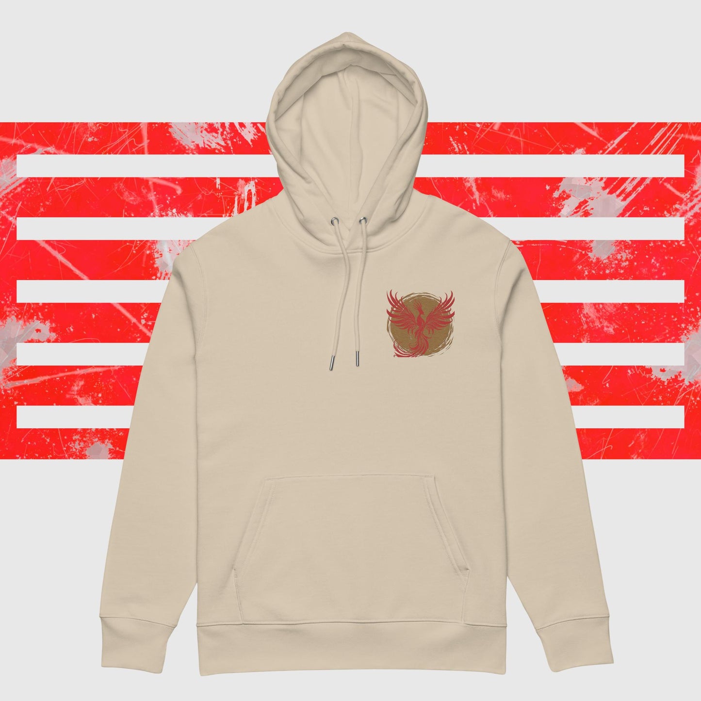 Pheonix simple print unisex hoodie