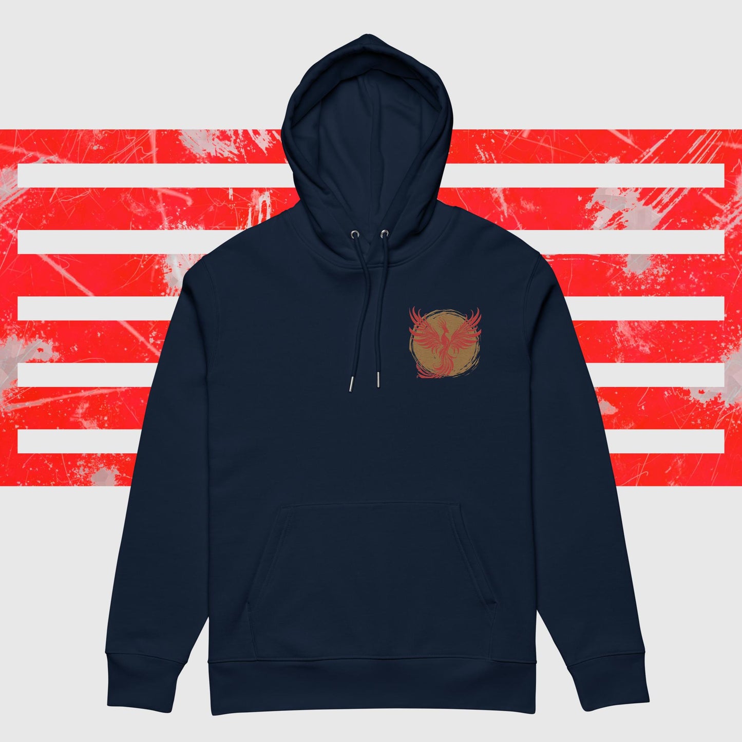 Pheonix simple print unisex hoodie