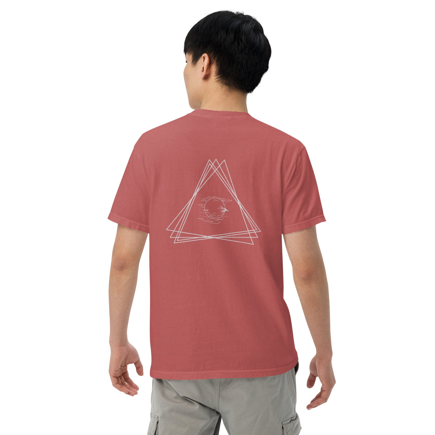 Triangle Moon Unisex garment-dyed heavyweight t-shirt