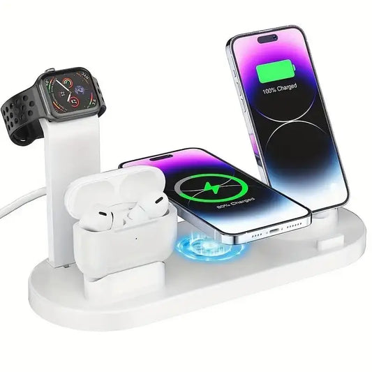 Apple Watch charging on sleek fast charging dock station