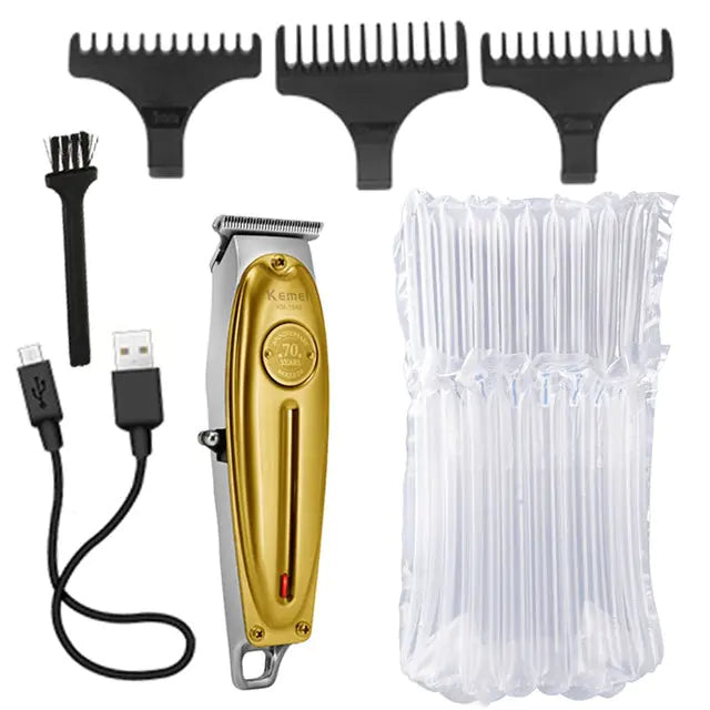 Professional-grade electric barber clipper for precise haircuts