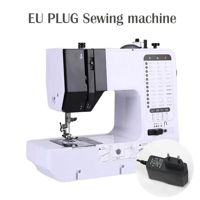 Portable sewing machine with built-in light for precision stitching