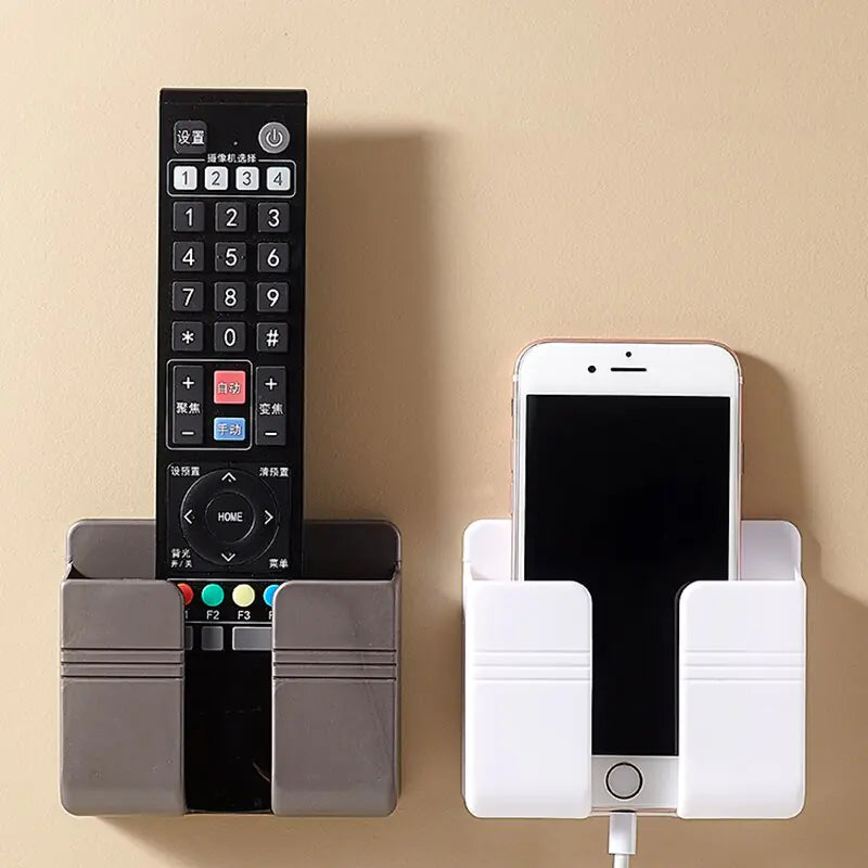 Universal wall phone holder for all smartphone sizes,-ensures safety and easy viewing