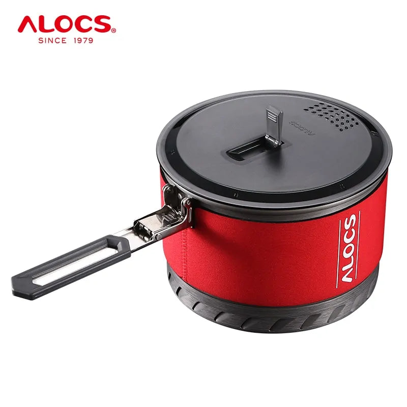 Portable outdoor foldable cooking pot for camping and travel