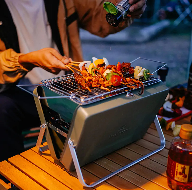 Durable Portable BBQ Grill designed for cooking in any outdoor settings